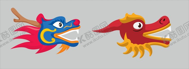 编号：17618101132357362658【酷图网】源文件下载-端午节龙头