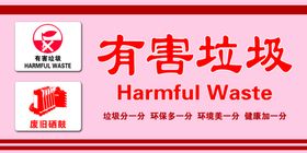 新有害垃圾标识