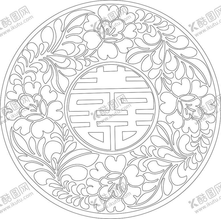 编号：85137202151718594279【酷图网】源文件下载-双喜花纹