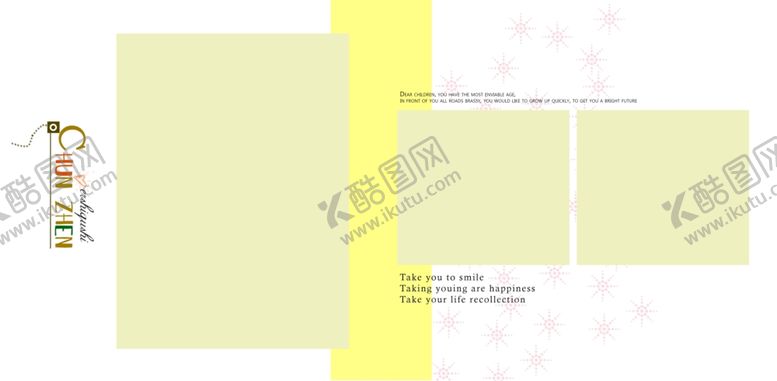编号：79354305140157502300【酷图网】源文件下载-儿童摄影相册模板字母