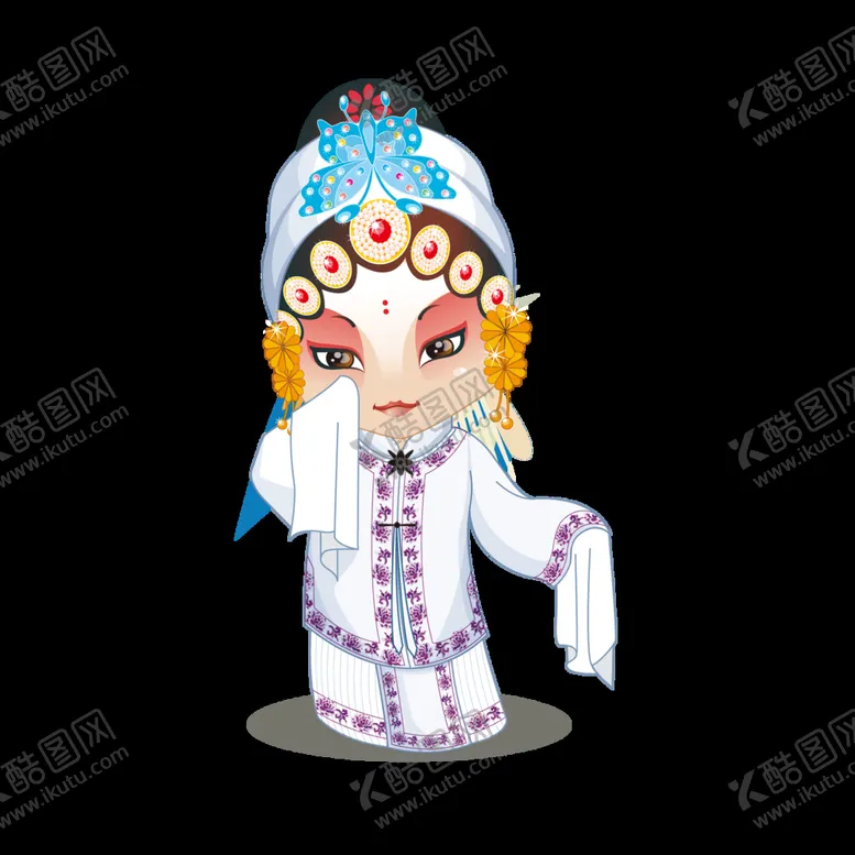 编号：81960610211616412061【酷图网】源文件下载-戏曲人物PNG 戏曲元素 京剧