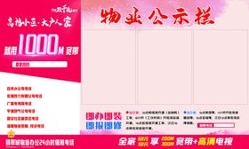 物业公示栏