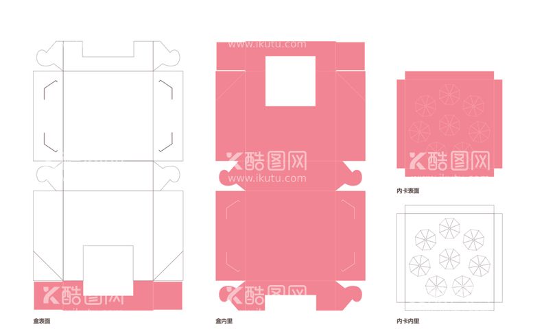 编号：73470512271603239097【酷图网】源文件下载-蛋糕盒子刀版