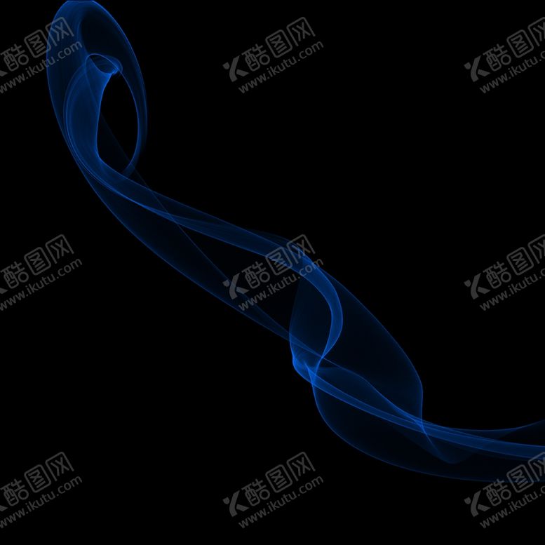 编号：13030809282051422485【酷图网】源文件下载-蓝色飘带