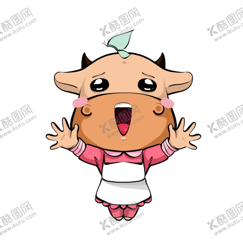 编号：33225504271445141748【酷图网】源文件下载-卡通牛形象