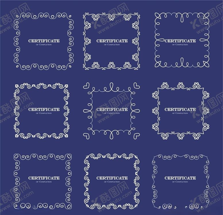 编号：96485809200609419546【酷图网】源文件下载-欧式花纹边框