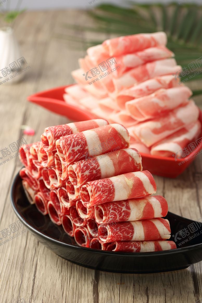 编号：63179809172104415681【酷图网】源文件下载-肉卷 火锅菜 牛羊肉