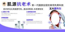 肌源抗老术宣传海报