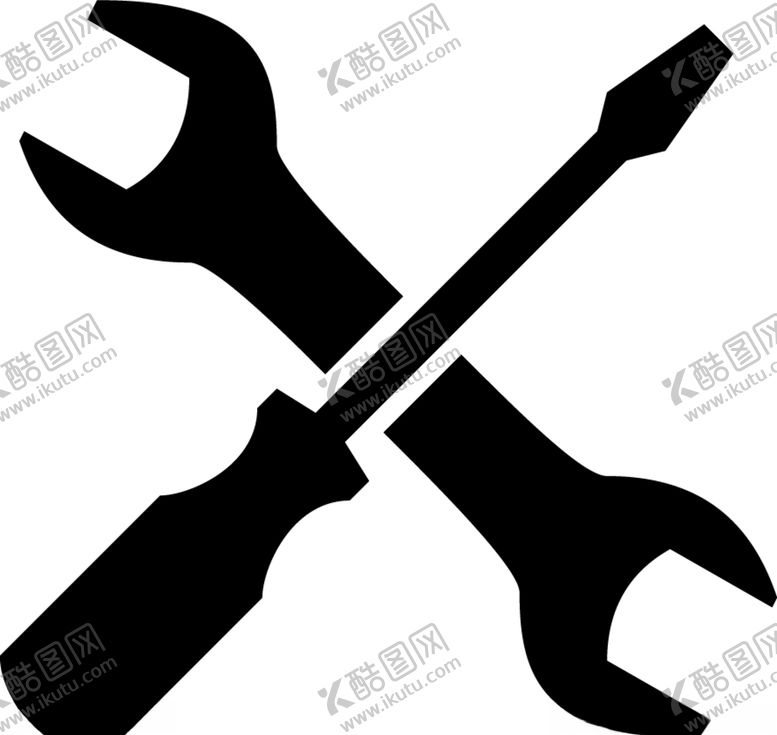 编号：21934209190600568876【酷图网】源文件下载-矢量扳手工具