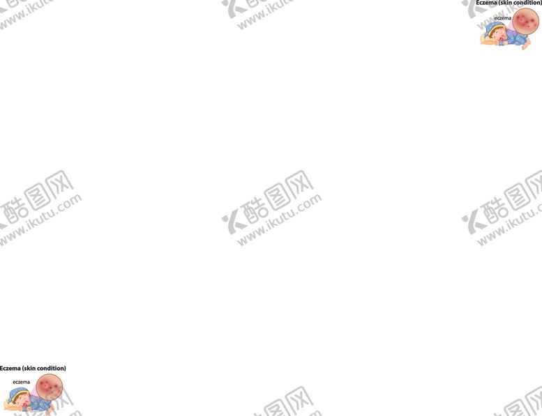 编号：41120807121602201152【酷图网】源文件下载-卡通儿童和皮炎