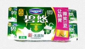 达能碧悠原味酸奶