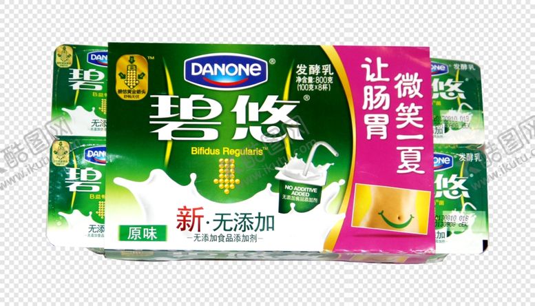 编号：37664207021516562281【酷图网】源文件下载-达能碧悠原味酸奶