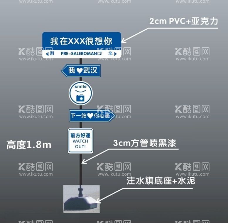 编号：81951612122340548456【酷图网】源文件下载-网红拍照指示牌.