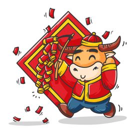 卡通牛