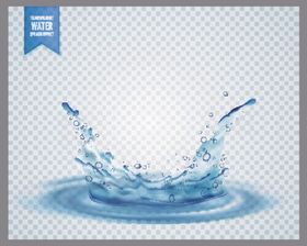 水滴波浪