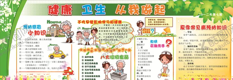编号：43014406191445246620【酷图网】源文件下载-健康宣传栏