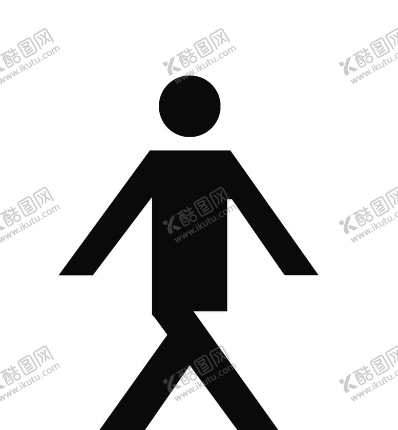 编号：55630909230359456550【酷图网】源文件下载-人行剪影psd矢量图