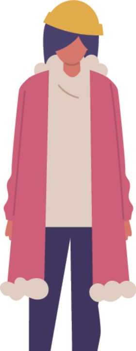 冬装天天服饰卡通人物服