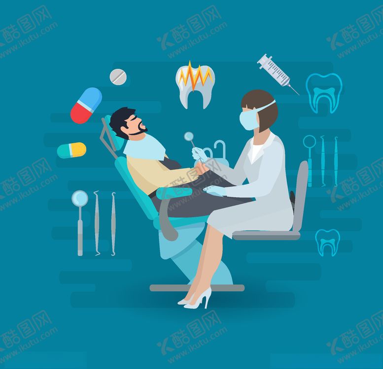 编号：94540410060316423418【酷图网】源文件下载-牙齿口腔