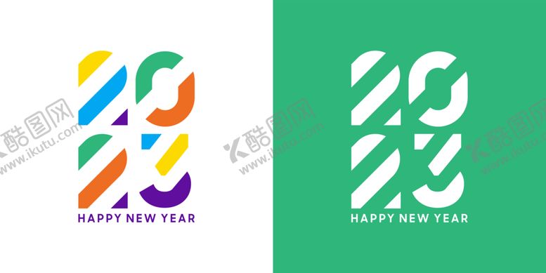 编号：50030012090157529155【酷图网】源文件下载-2023兔年数字字体