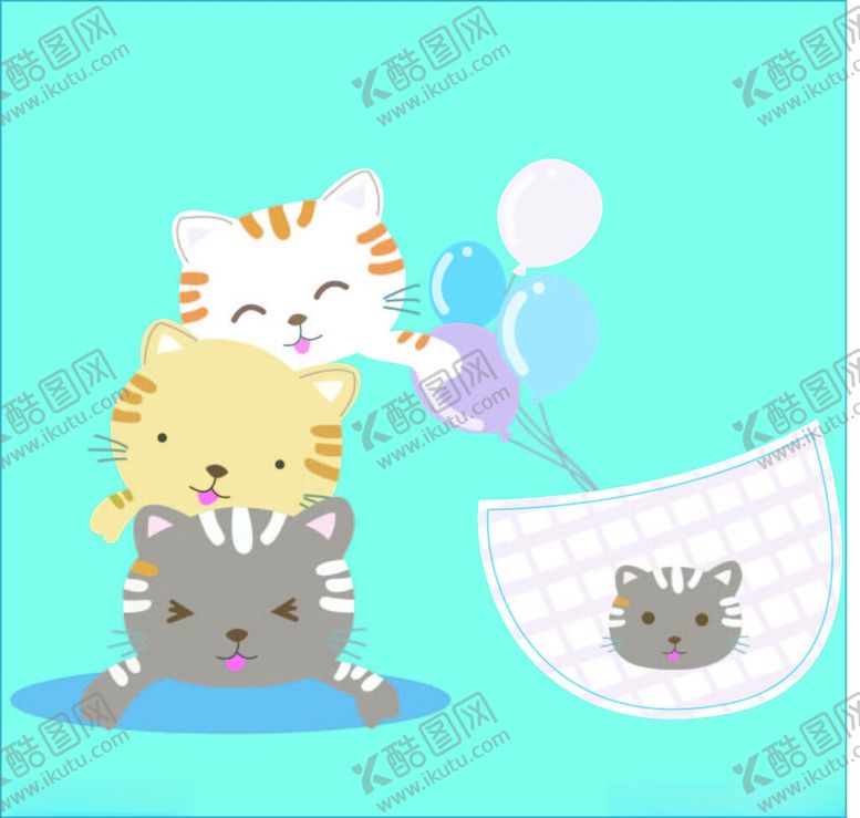编号：54030002051308205770【酷图网】源文件下载-卡通猫咪