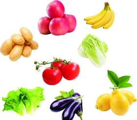 水果蔬菜矢量图