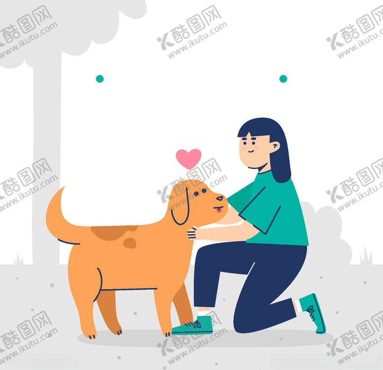 编号：82699610071436424119【酷图网】源文件下载-矢量可爱宠物