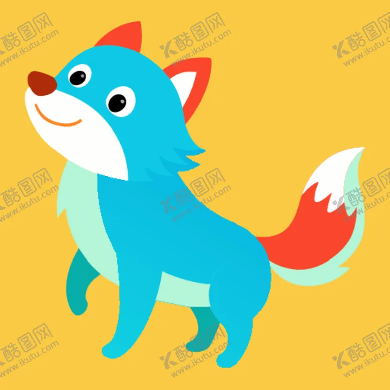 编号：65475601190213279229【酷图网】源文件下载-可爱生动活泼的幼狼形态