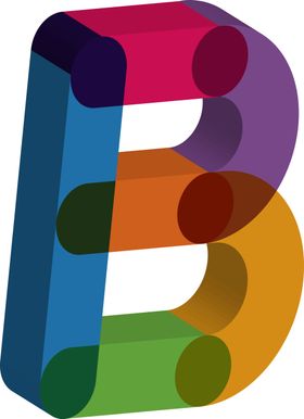 字母B火焰特效