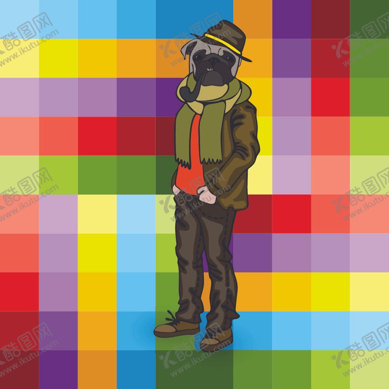 编号：87718609211015143991【酷图网】源文件下载-抽象动物