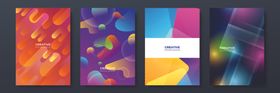 多彩抽象背景图案集合