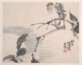 国画花鸟图案