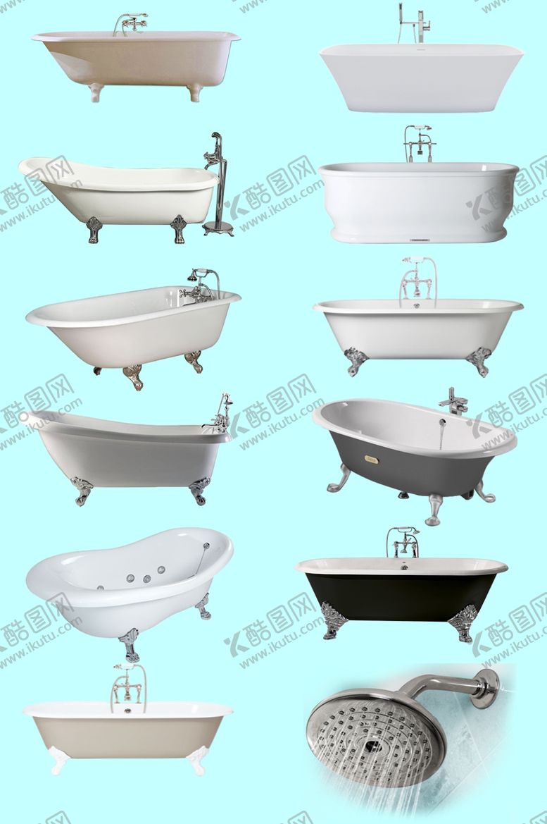 编号：32278106180722186896【酷图网】源文件下载-浴缸素材