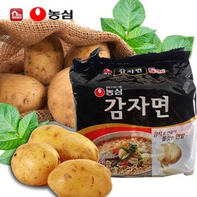 韩国农心土豆面5连包方便面