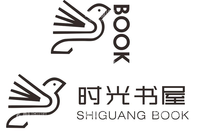 编号：74180111160000503094【酷图网】源文件下载-书店logo