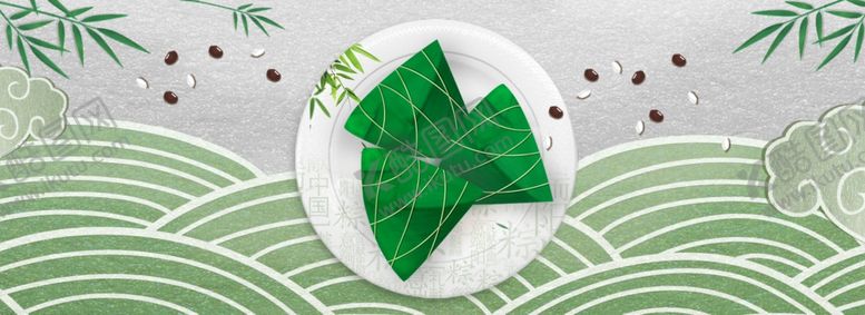 编号：49273009151301379246【酷图网】源文件下载-古风端午节粽子海报