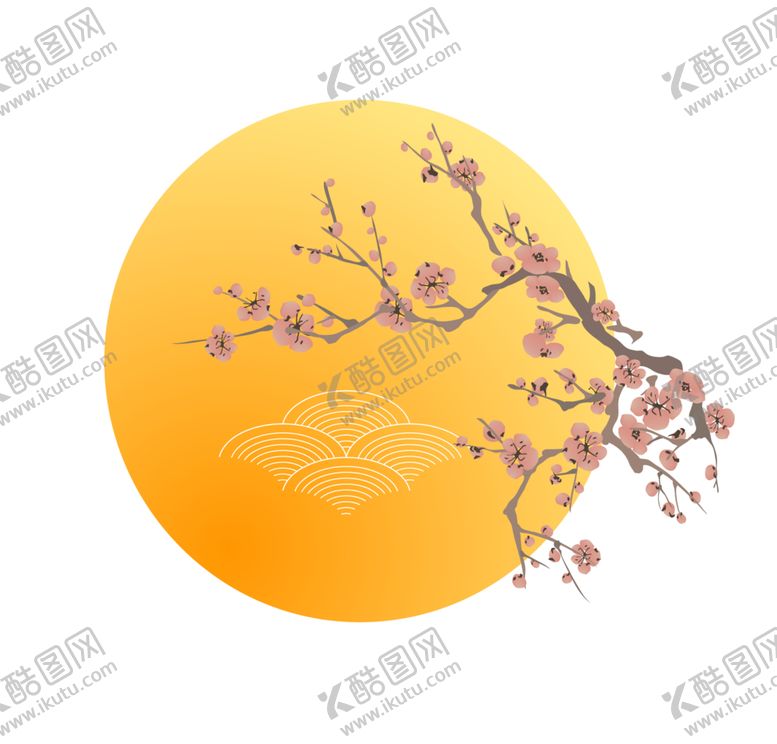 编号：37090710211651021905【酷图网】源文件下载-中国风水墨梅