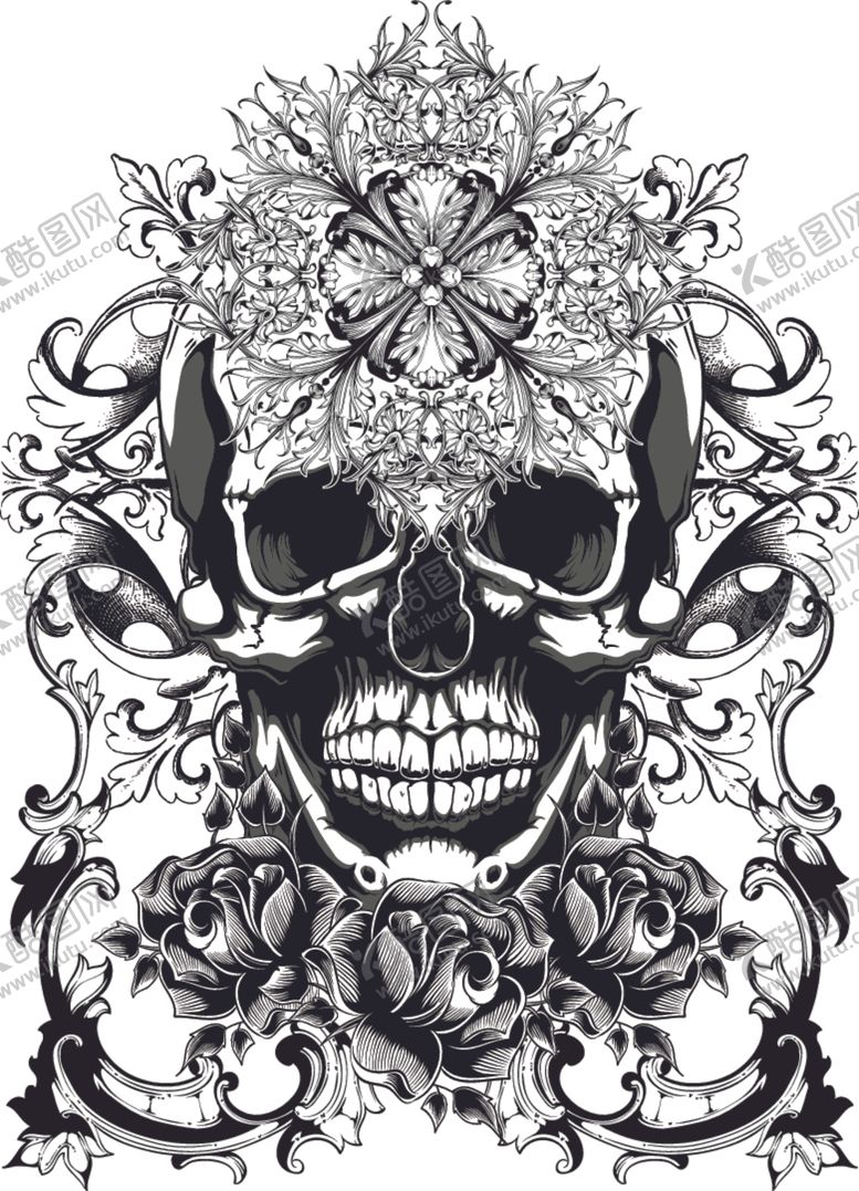 编号：74181009260641004600【酷图网】源文件下载-骷髅