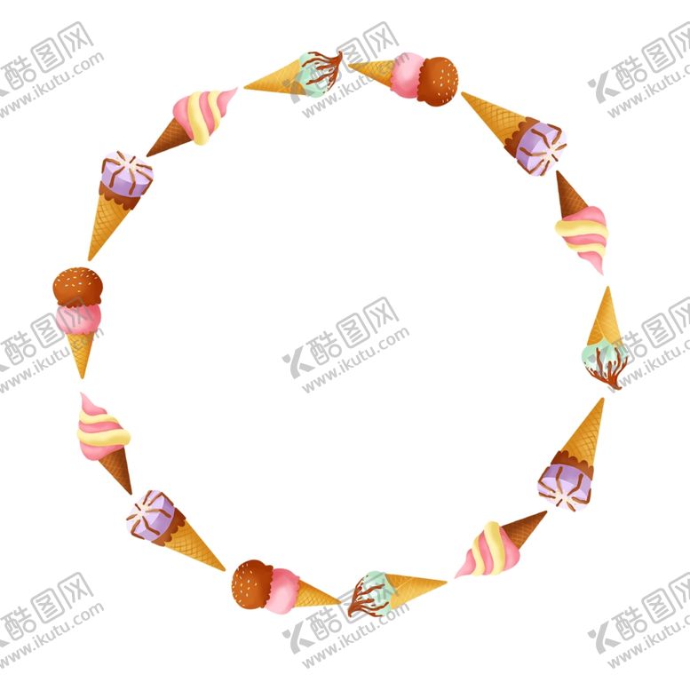 编号：92756207020125476963【酷图网】源文件下载-冰淇淋