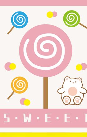 棒棒糖图案