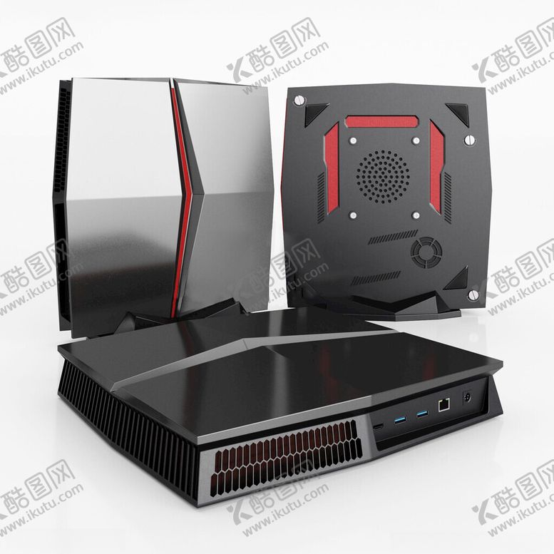 编号：55322602120351414647【酷图网】源文件下载-C4D模型游戏主机
