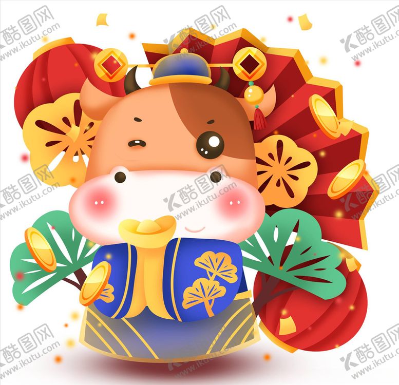 编号：89496304180146234631【酷图网】源文件下载-牛年元素