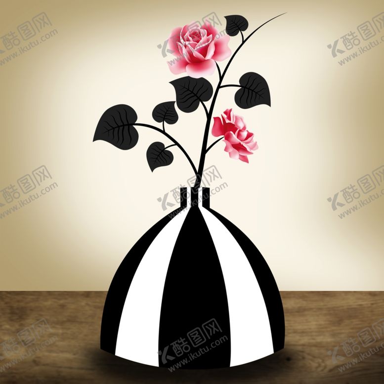 编号：78640309271315159443【酷图网】源文件下载-花瓶装饰画