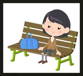 手绘卡通女孩动画