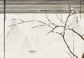 一帘幽梦背景墙