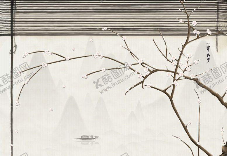 编号：78271604060259576593【酷图网】源文件下载-一帘幽梦背景墙