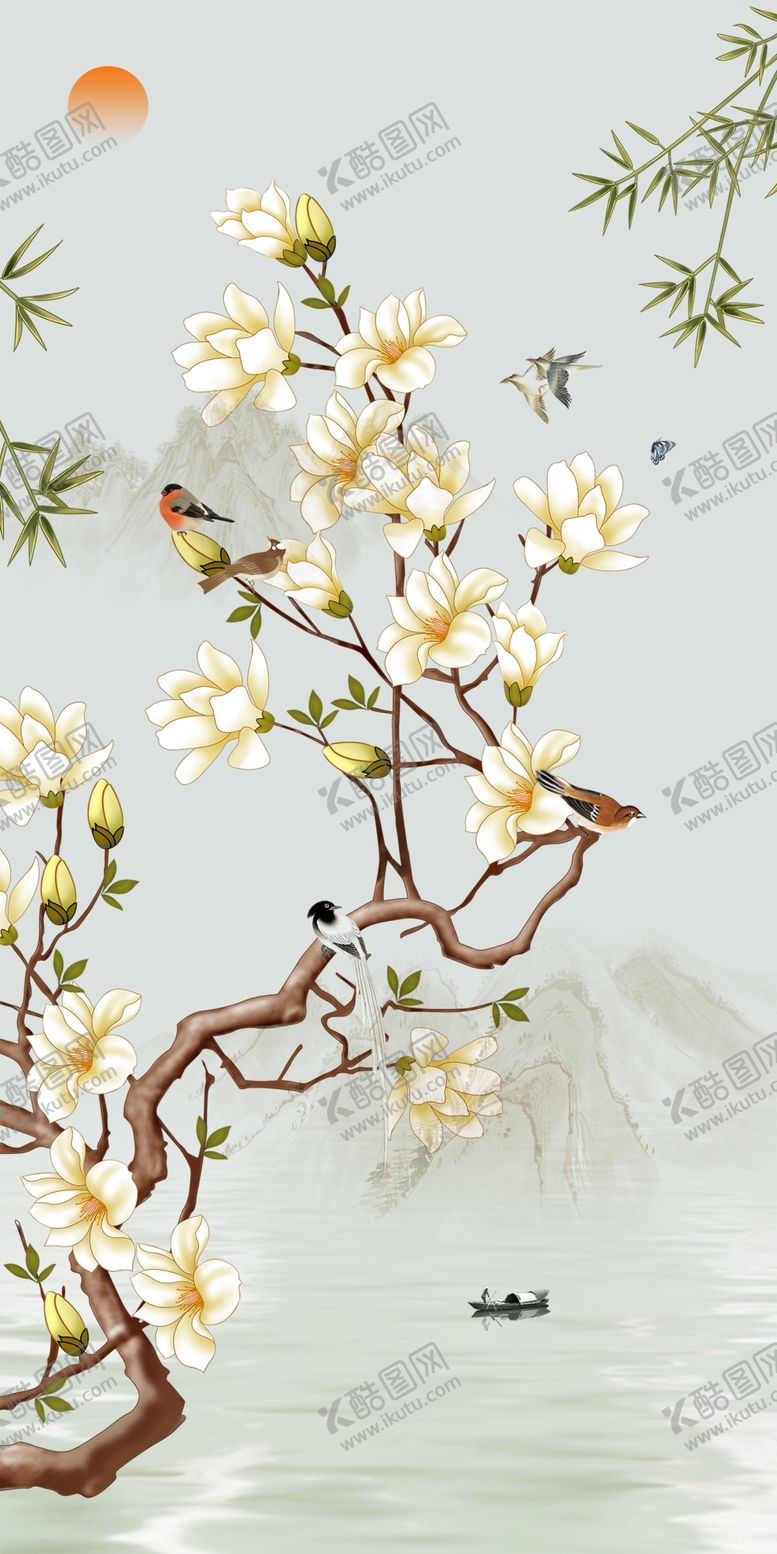 编号：27600212130831161221【酷图网】源文件下载-玄关画花