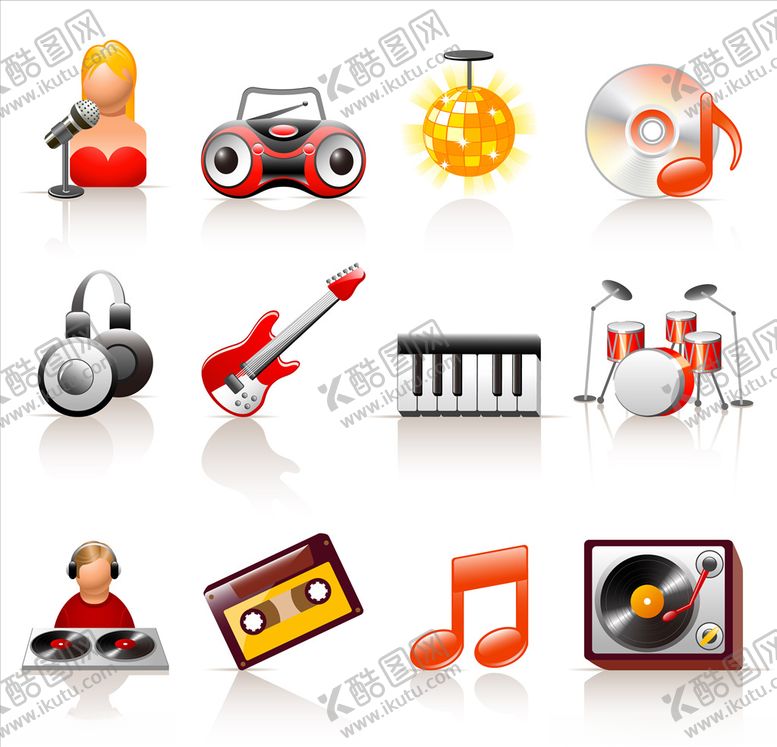 编号：86364709210827203261【酷图网】源文件下载-乐器音乐元素