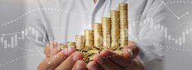 金融走势图海报
