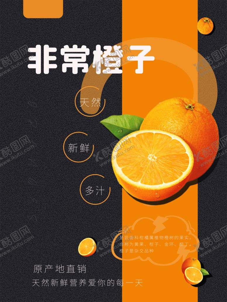 编号：20347405120718006104【酷图网】源文件下载-橙子